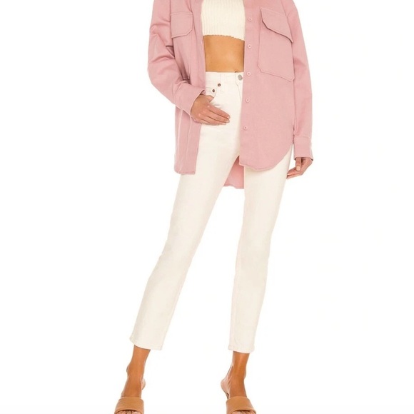 NWOT RE/Done 90’s High Rise Ankle Crop Denim Jeans Vintage White/Cream Size 26 - Picture 9 of 14